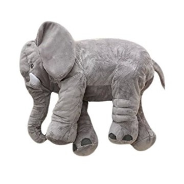 Plyšový maskot sivý slon veľký 60 cm