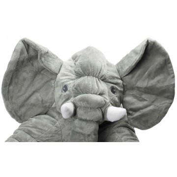 Plyšový maskot sivý slon veľký 60 cm