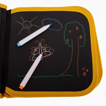 Tabuľa prenosný mäkký notebook skicár medvedík