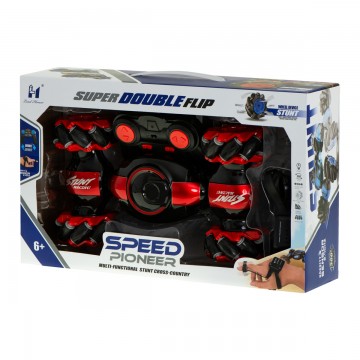 RC Speed Pioneer Stunt Car 360 modré