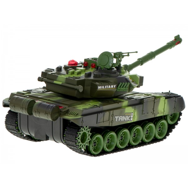 RC Big War Tank 9995 veľký 2,4 GHz zelený
