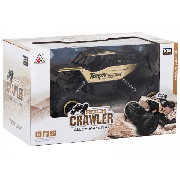 RC Rock Crawler 1:12 4WD METAL zlatý