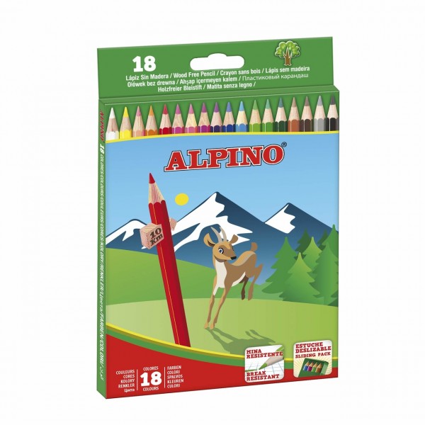 Ceruzky ALPINO Classic 18 farieb