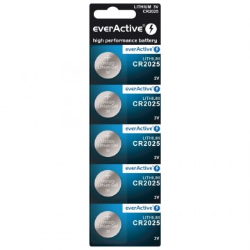 EverActive lítiová batéria CR2025 blister 5 ks