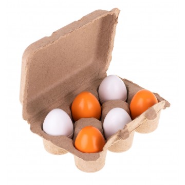 Hračkárske vajíčka, vyberateľné, drevené žĺtky