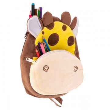Plyšový predškolský batoh žirafa 24 cm
