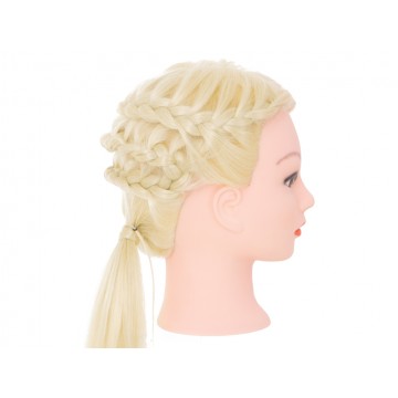 Kadernícky výcvik hlava hlava prírodné blond vlasy
