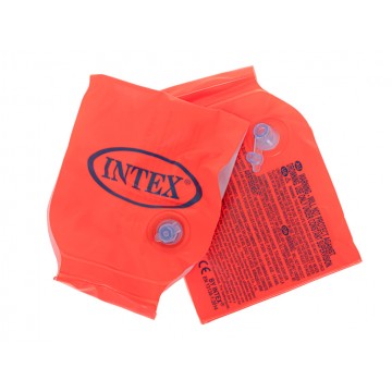Oranžové nafukovacie rukávy INTEX na plávanie