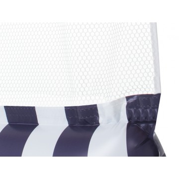 Nafukovací matrac kreslo plavecká stolička 120x70cm námornícka modrá