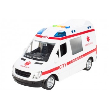 Sanitka rýchlej zdravotnej pomoci so zvukovým pohonom 1:16
